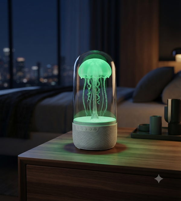 ✨ Jellyfish Glow Bluetooth Speaker – Light Up Your Space