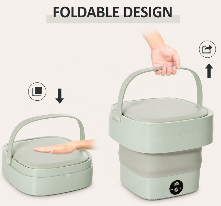 Foldable Mini Laundry Machine