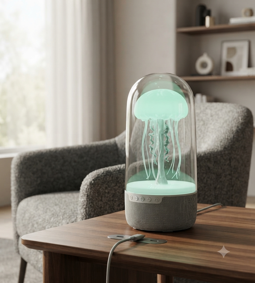 ✨ Jellyfish Glow Bluetooth Speaker – Light Up Your Space
