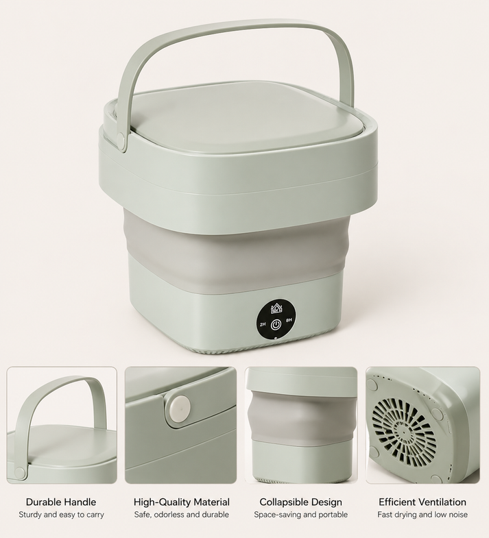 Foldable Mini Laundry Machine