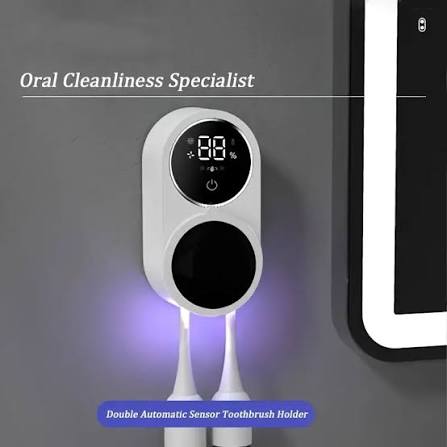 🦷 Double Automatic Sensing Toothbrush Box